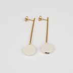 Pendientes Audrey barra acero largos