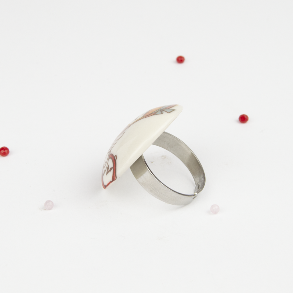 Anillo Alicia acero