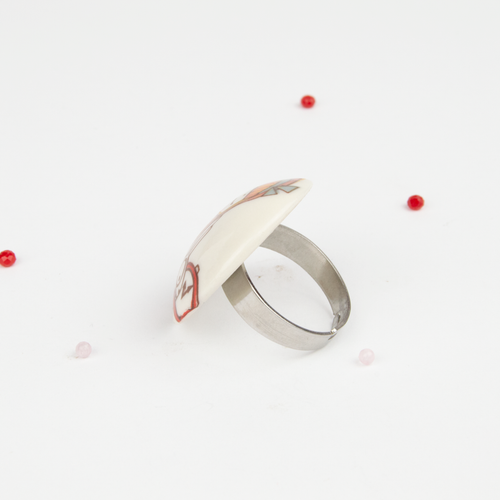 Anillo Alicia acero