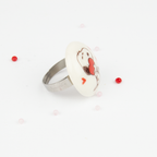Anillo Sabueso porcelana
