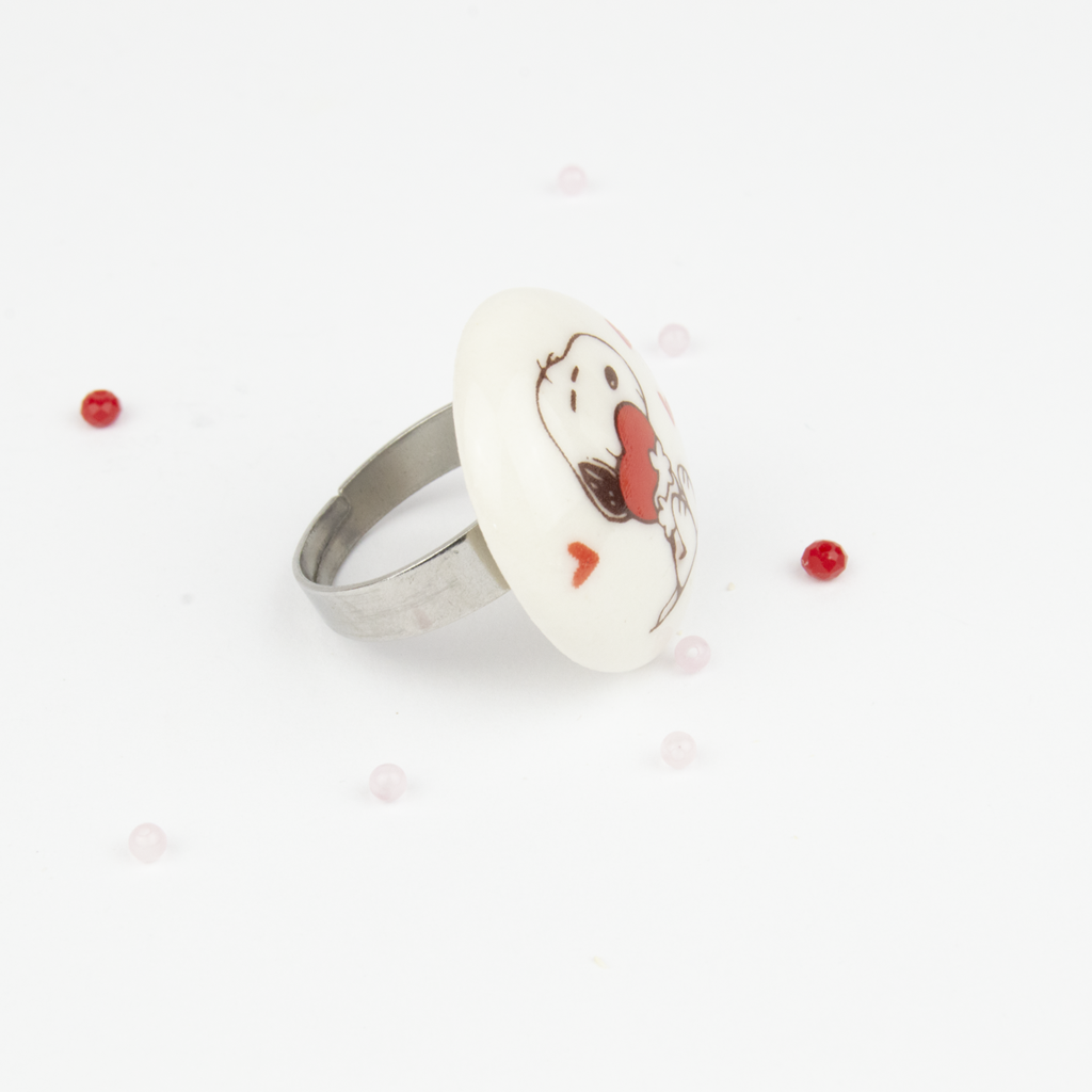 Anillo Sabueso porcelana