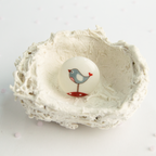 Anillo pajaritos acero