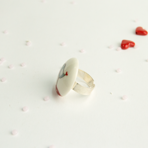 Anillo pajaritos acero