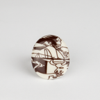 Anillo porcelana Guernica redondo