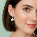 Pendientes Amapola gancho