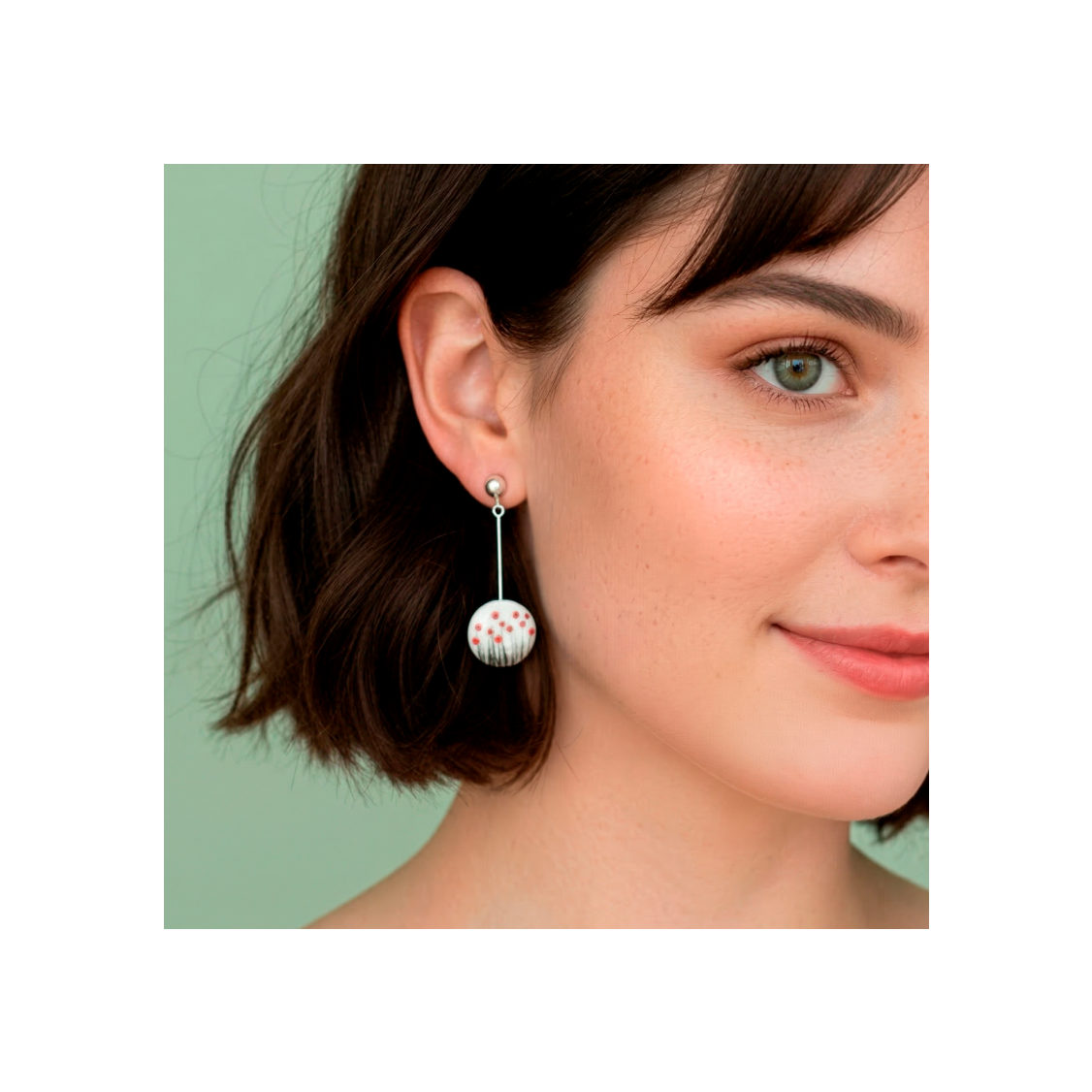 Pendientes Amapola largos