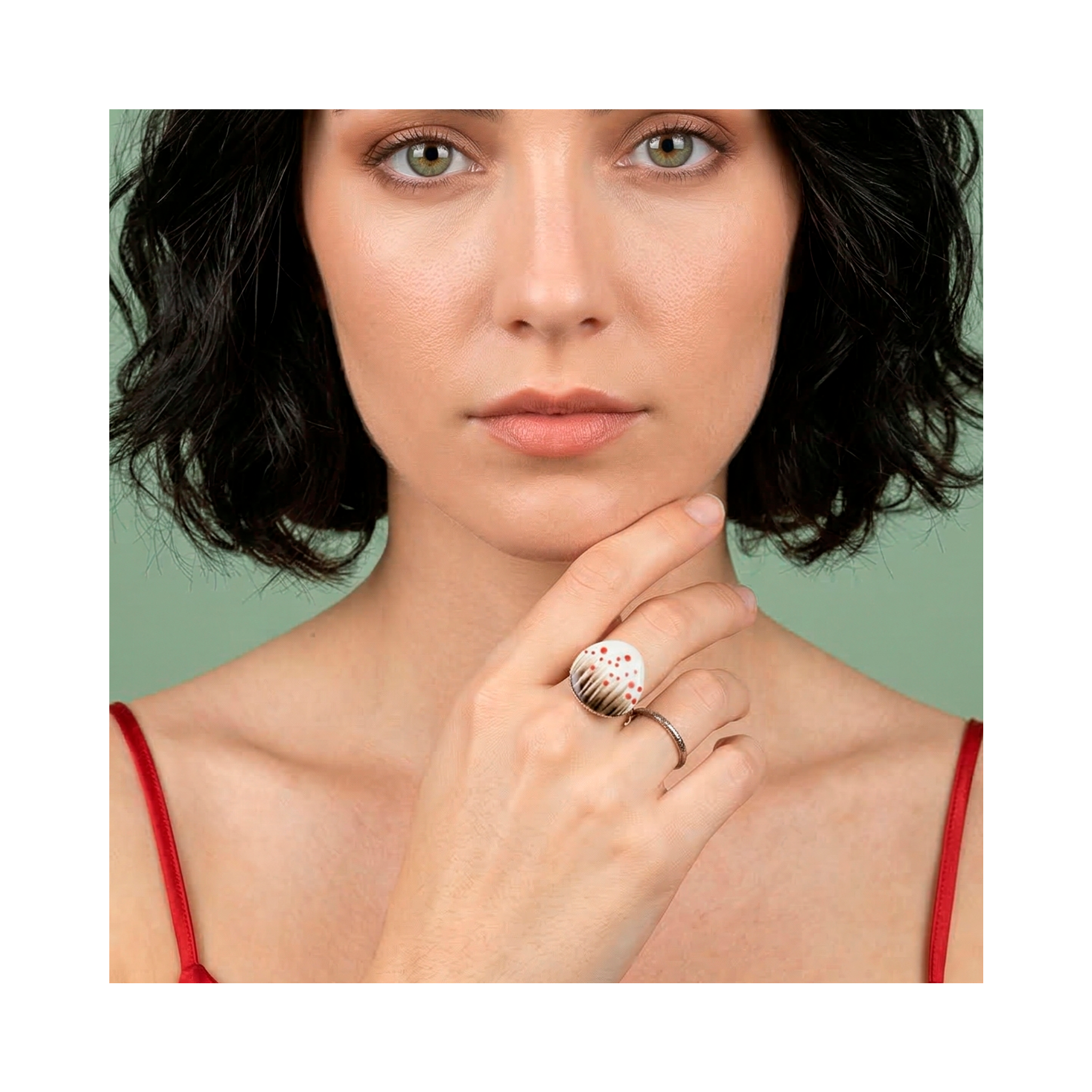 Anillo Amapola acero