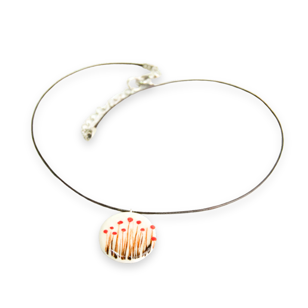 Colgante amapola mini