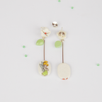 Pendientes flor largos Campanilla
