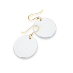 Pendientes cobalto redondos gancho gr.