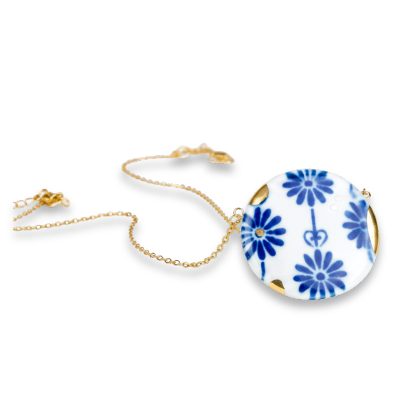 Colgante Cobalto plano gr.