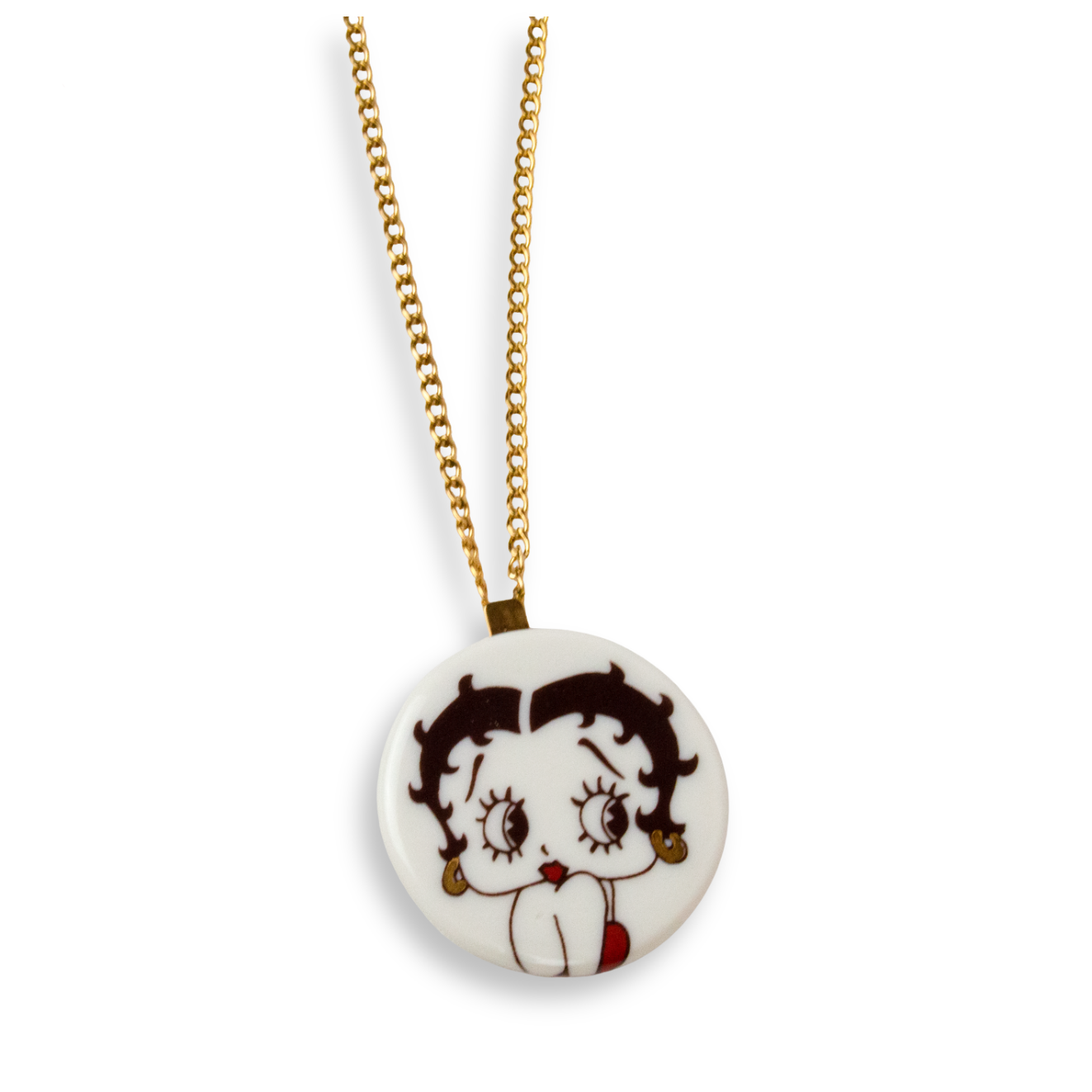 Colgante Betty Boop acero cadena