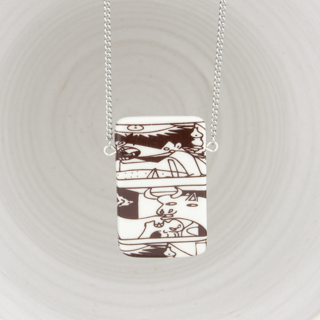 Colgante Guernica rectangular
