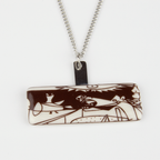 Colgante Guernica rectangular horizontal