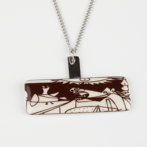 Colgante Guernica rectangular horizontal