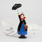 Colgante Mary Poppins modelado con paraguas