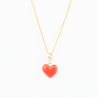 Conjunto corazón rojo