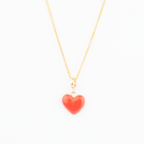 Conjunto corazón rojo