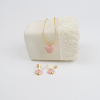 Conjunto Corazon rosa