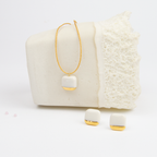 Conjunto porcelana y oro