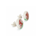 Pendientes mini caperucita y el lobo enamorado