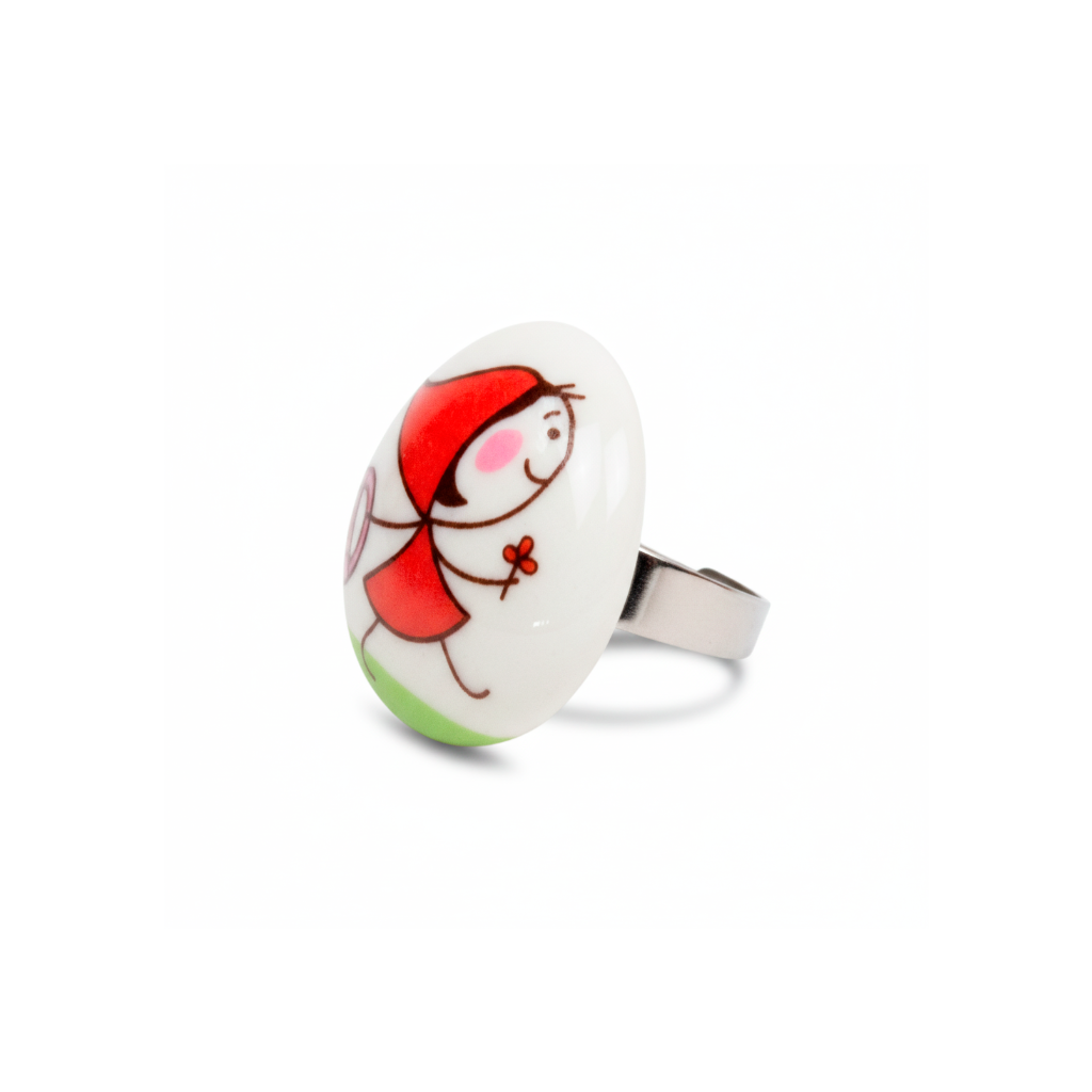 Anillo Caperucita feliz