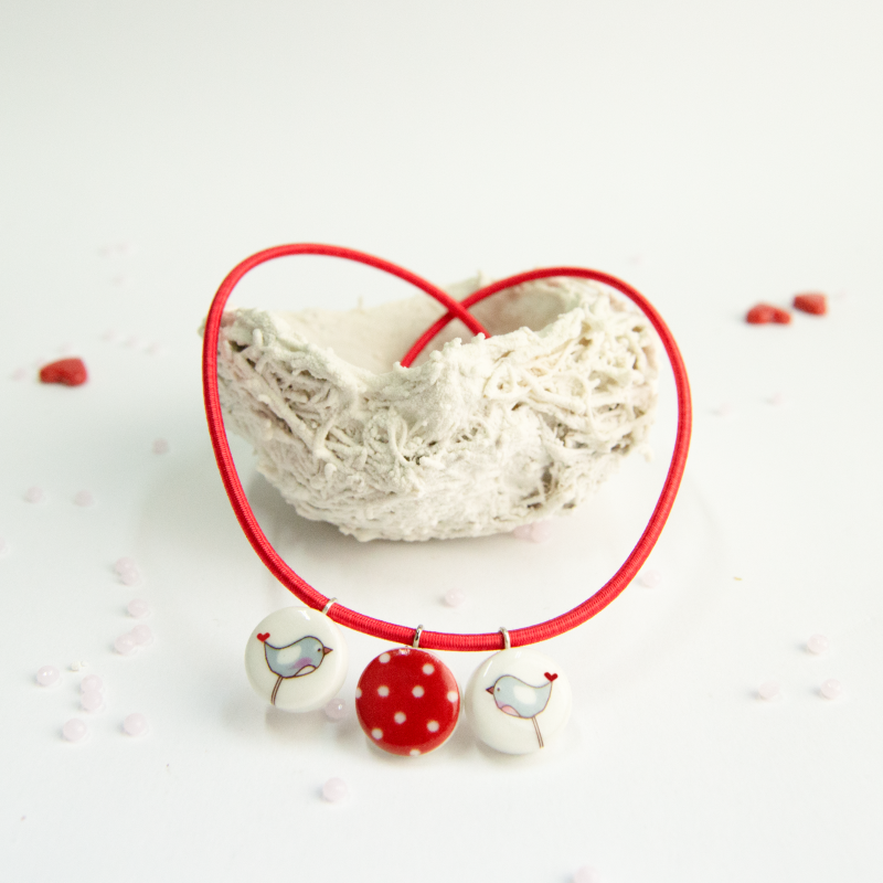 Gargantilla miscelánea Pajaritos