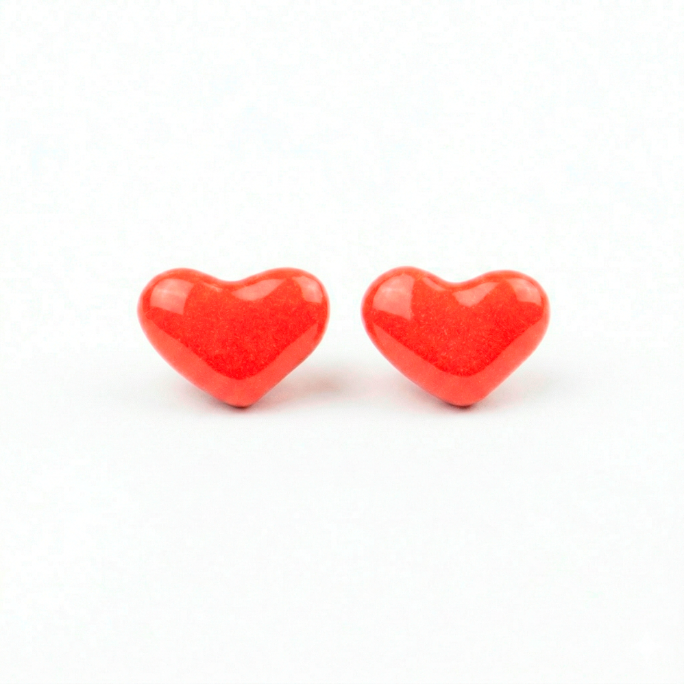 Conjunto corazón rojo