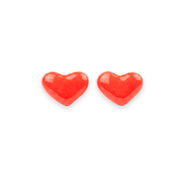Pendientes corazón pq.