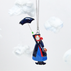 Colgante Mary Poppins modelado con paraguas