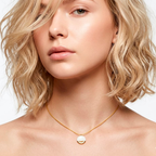 Colgante oro mini redondo