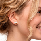 Pendientes oro mini corazón