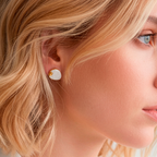 Pendientes ovalo porcelana pq