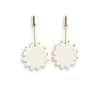 Pendientes estrella oro largos