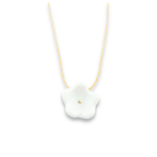 Colgante punto oro flor md.