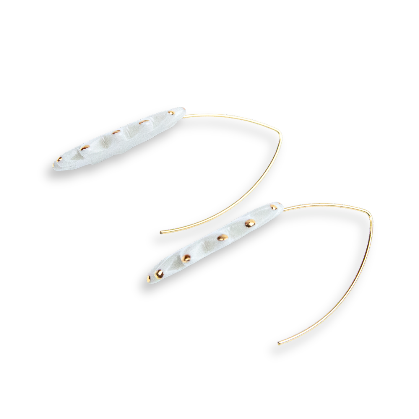 Pendientes estrella oro gancho