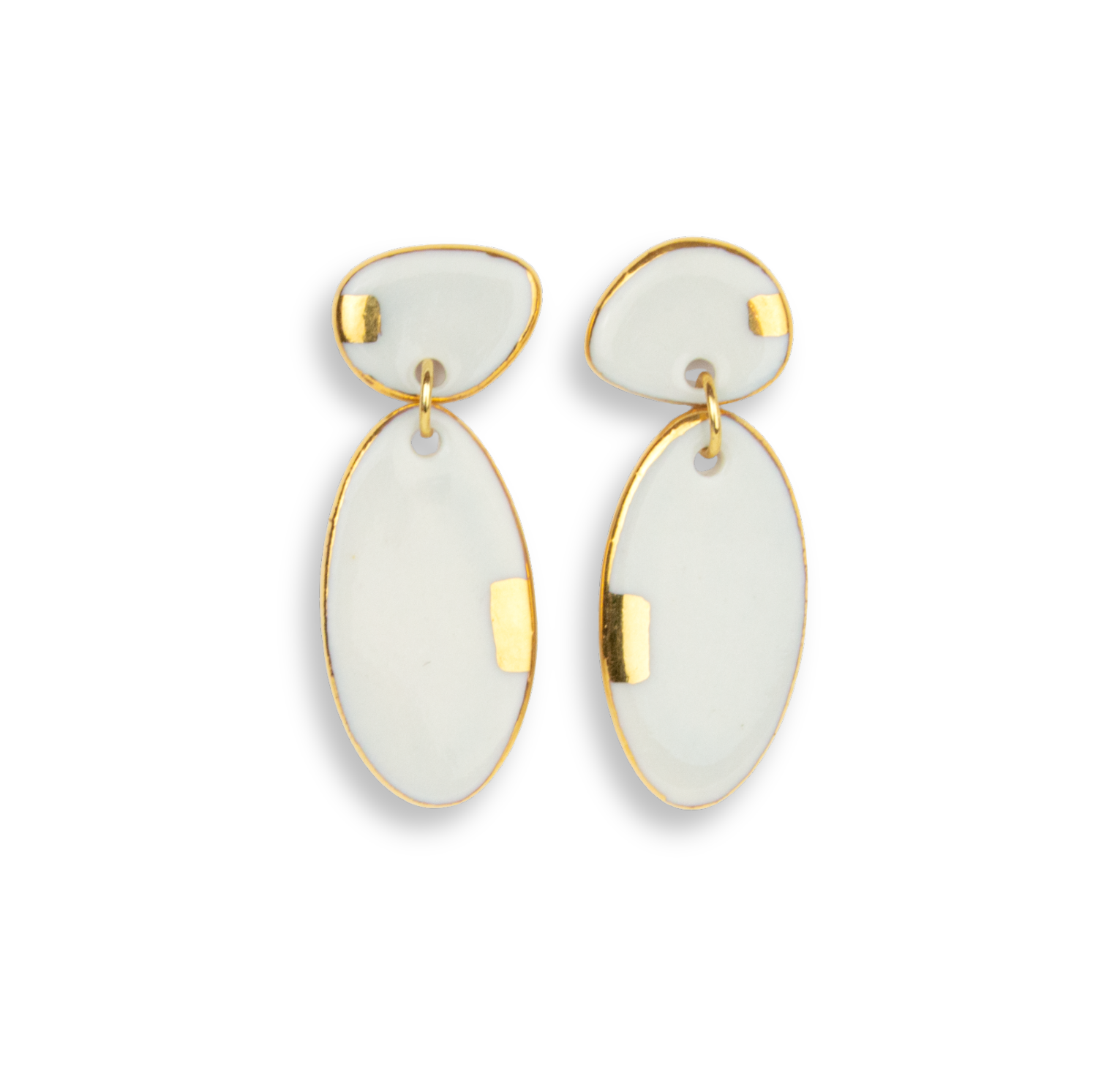 Pendientes dos piezas grandes