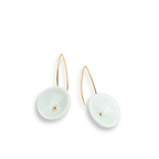 Pendientes punto oro gancho