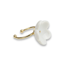 Anillo flor punto oro