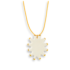 Colgante Porcelana estrella oro