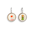 Pendientes Principito acero