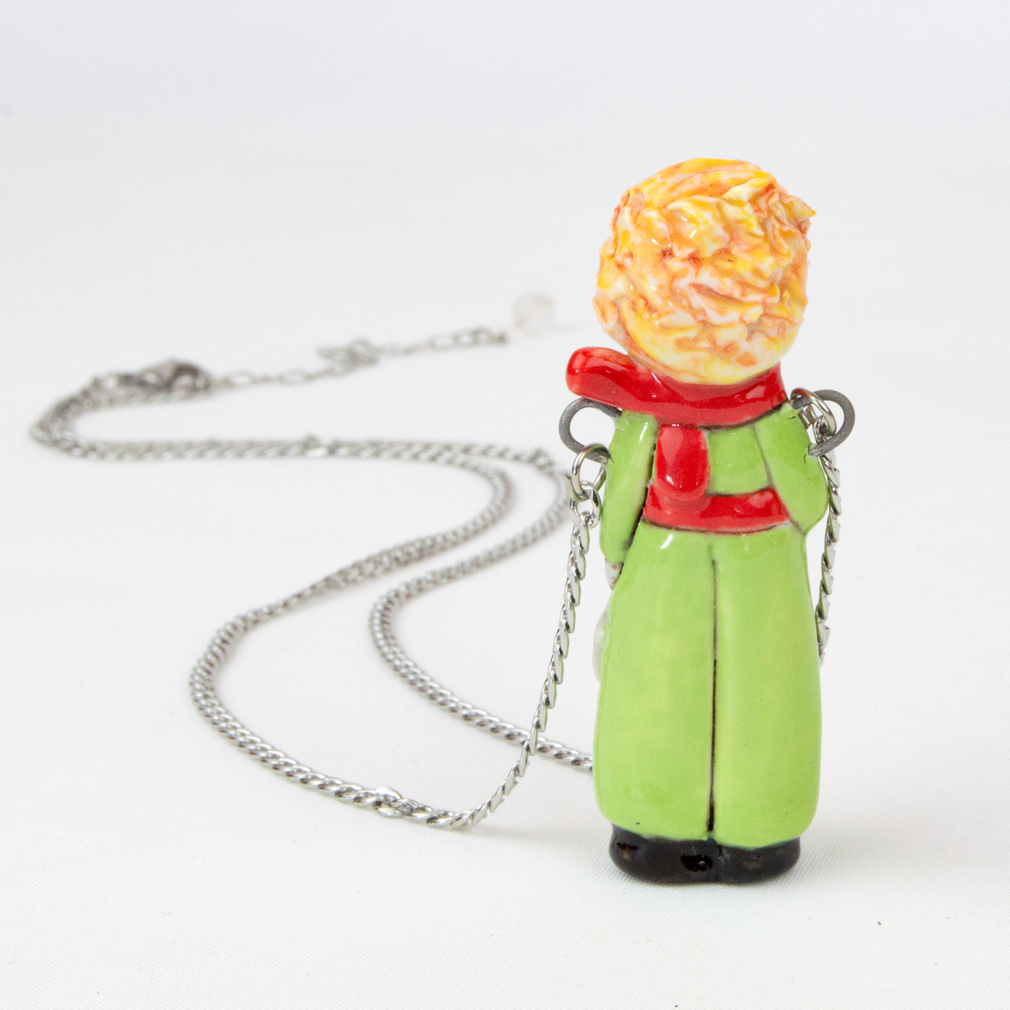 Colgante Principito porcelana modelado