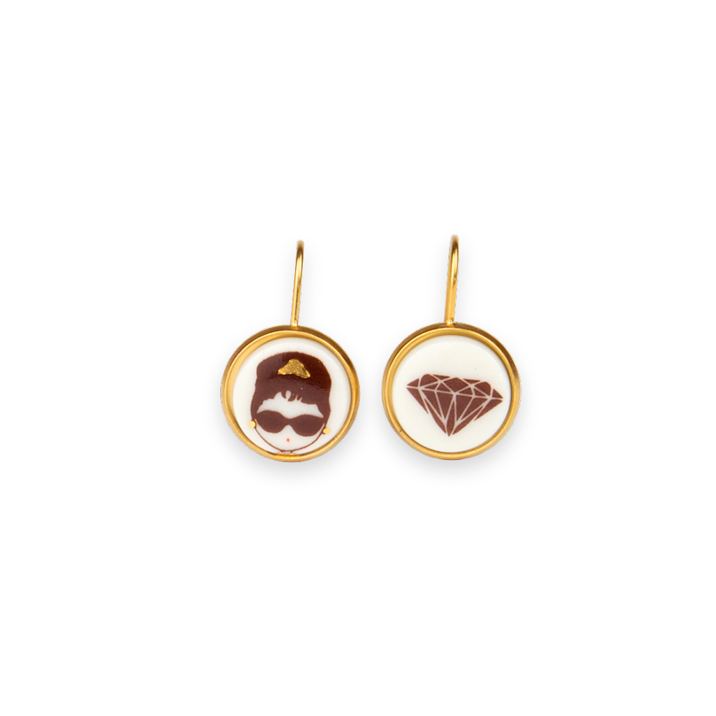 Pendientes Audrey gancho