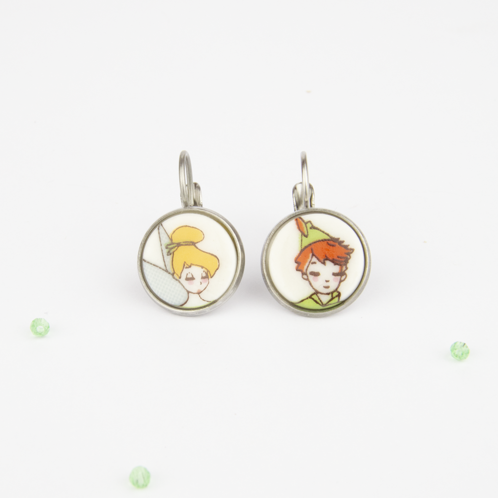 Pendientes Campanilla acero