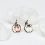 Pendientes Mary Poppins acero