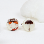 Pendientes Mary Poppins mini