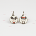 Pendientes Mickey acero