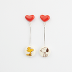 Pendientes Sabueso corazon largos