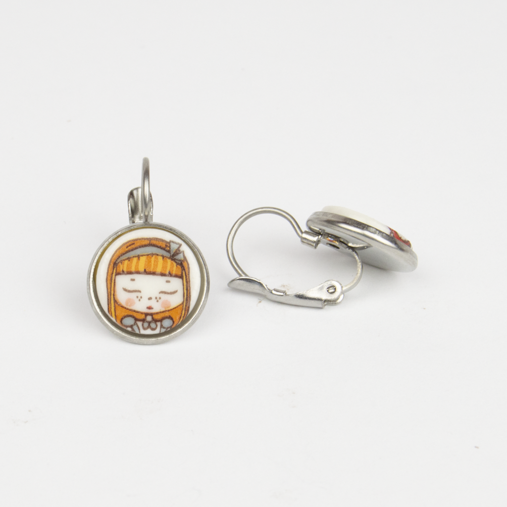 Pendientes Alicia acero