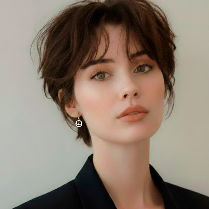 Pendientes Audrey barra acero